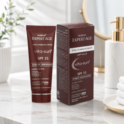 کرم ضد آفتاب بی رنگ آردن اکسپرتیج مدل Vita-Sun با SPF35 حجم 45ml