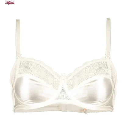 سوتین زنانه لین مدل دکلته نیم تور شیری کد 4680-418