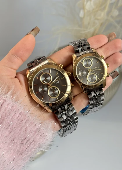 ست 2عددی ساعت برند سیکو SEIKO(vip) موتور ژاپن با کارت گارانتی ارسال رایگان