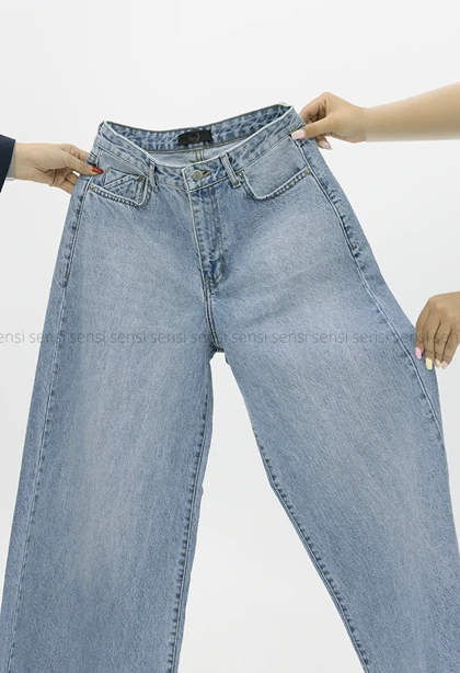 شلوار جینlong wideleg