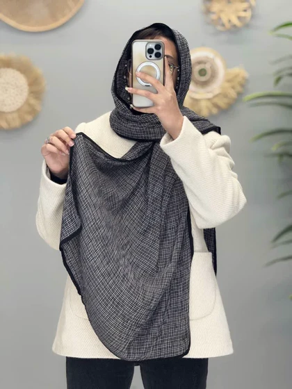 02524- شال طرحدار کلاریس