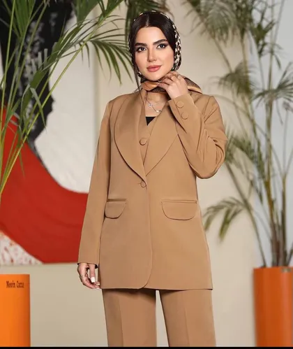 کت شلوار جلیقه نیایش کد 82071