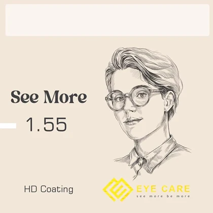 عدسی طبی سی مور See More 1.55 HD Coating/ABBE:40