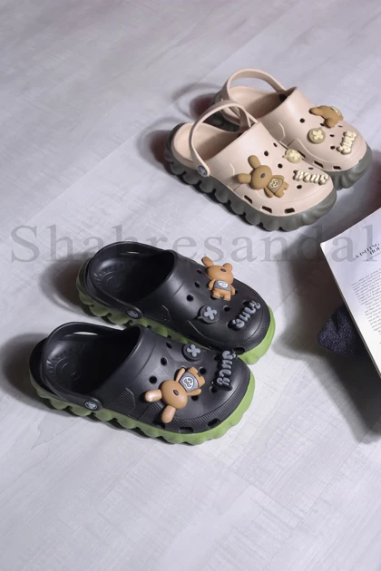 کفش صندل زنانه رکابدار کراکس گرافیک