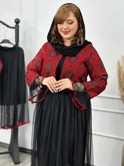 ست دوتیکه کت و دامن تور مدل گیلدا کد 2266