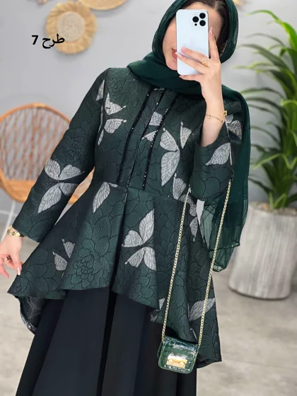 1367- مانتو مزونی سوین