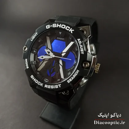 ساعت مچی پسرانه دو زمانه برند جی شاک مدل G1262 بند رابر