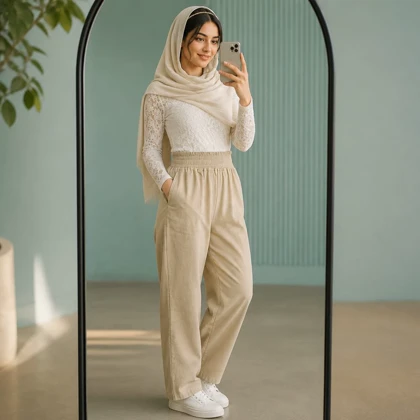 شلوار بگ زنانه