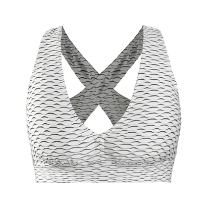 نیم‌تنه ورزشی زنانه مدل CT5371 سفید