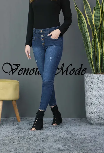 شلوار جین آبی تیره