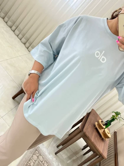 تیشرت باکسی دخترانه alo کد 426
