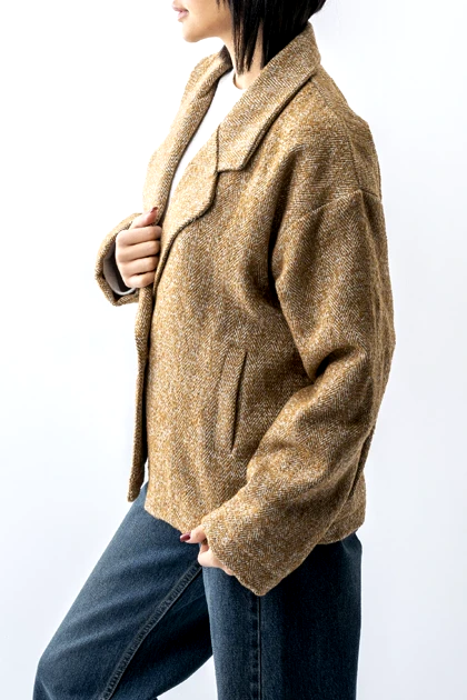 کت بیسیک یقه برگردان زنانه