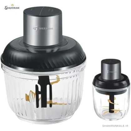 خردکن 2 کاسه مباشی مدل MEBASHI ME-CH4006