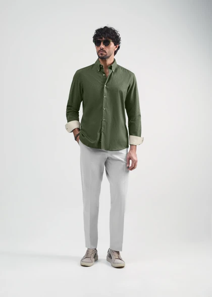 پیراهن یقه دکمه دار 2520103