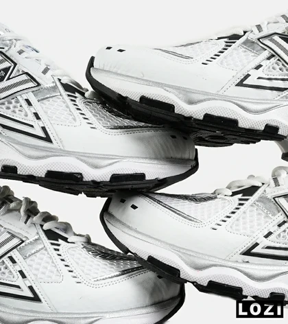 کفش کتانی مردانه و زنانه سفید مشکی New Balance 1906R مدل 7358