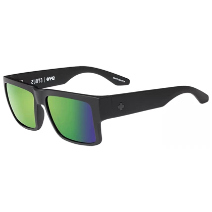 عینک آفتابی اسپای مدل SPY CYRUS MATTE BLACK - HAPPY BRONZE POLAR w/ GREEN SPECTRA