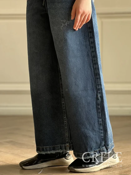 شلوار بگ کمر کش دمپا ریش