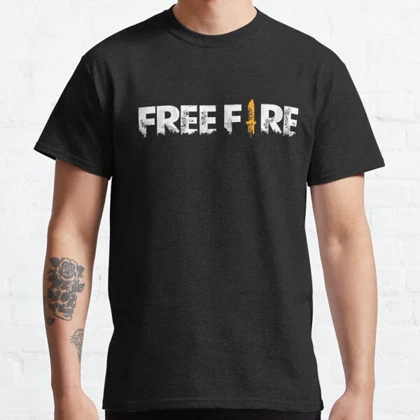 تیشرت Free Fire طرح لوگوی فری فایر