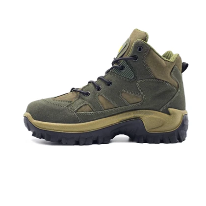 بوت اسپرت مردانه ساق‌دار مدل caterpillar کاترپیلار رنگ یشمی کد 4842