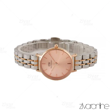 ساعت دنیل ولینگتون پتیت رزگلدنقره ای صفحه رزگلد 105343