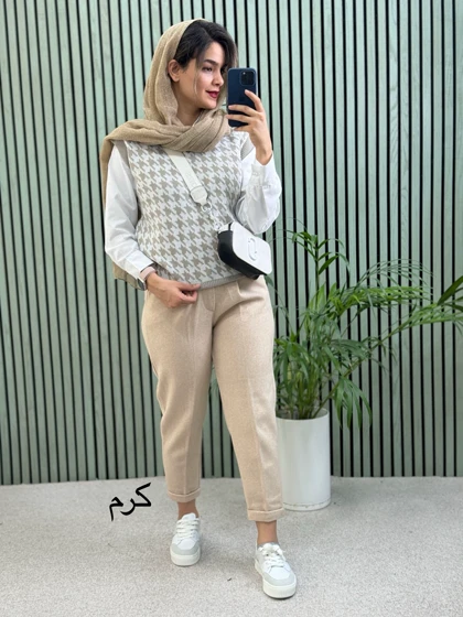 شلوار فوتر موهر دار