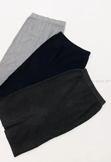 دامن بافت پشت چاک کد1004594