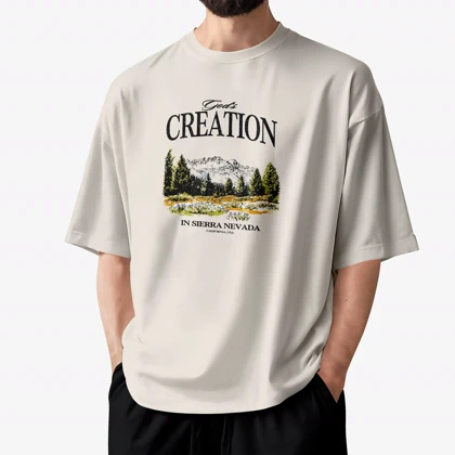 تیشرت باکسی یونی‌سکسcreation