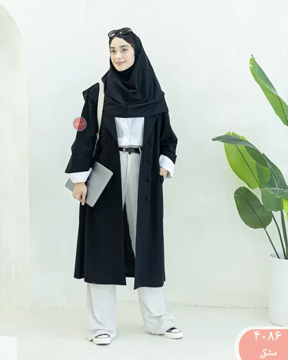 مانتو بلند ساینا 4086