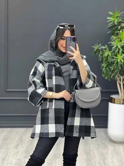 پالتو خفاشی بغل دکمه