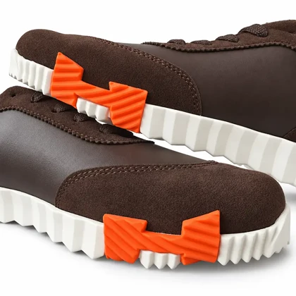 کتانی هرمس قهوه‌ای کد 2354 / HERMES SNEAKERS