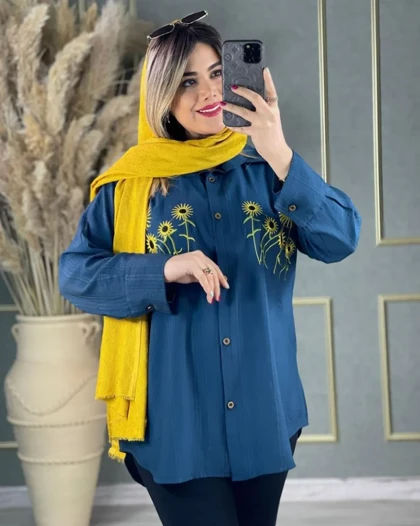 تونیک مانتویی آفتابگردون