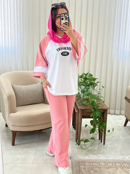 ست زنانه و دخترانه اسپرت بیرونی پاییزه کد 547