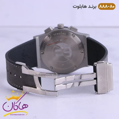 ساعت هابلوت مردانه کرنوگراف طوسی صفحه اسکلتون 888/80