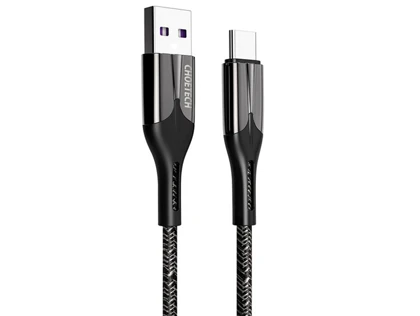 کابل شارژ سریع یو اس بی به تایپ سی 25 وات 5 آمپر 1.2 متر چویتک CHOETECH USB-A to USB-C Cable AC0013