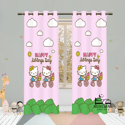 پرده کودک طرح کیتی مدل W5138