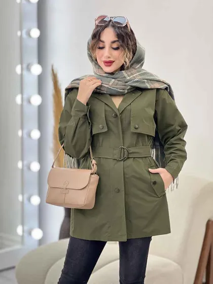 بارانی ژیله دار ساینا