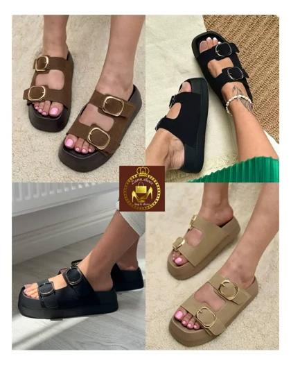 صندل دمپایی طبی لژدار زنانه زارا