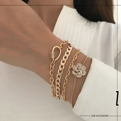 دستبند زنجیری قفل پیچی