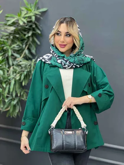 مانتو ژیله دکمه دار