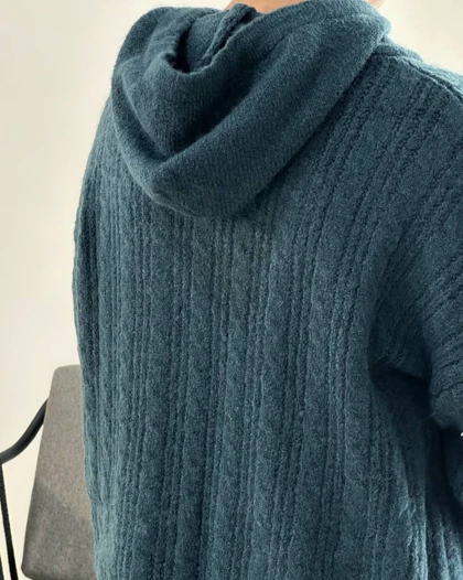 ست هودی و شلوار بافت کد 4175