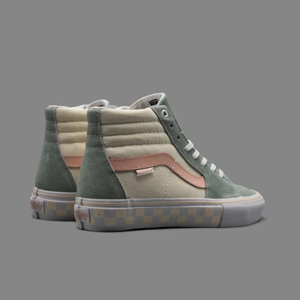 ونس اسکیت پرو صورتی سبز ساق‌دار Vans SK8-Hi Pro Washout