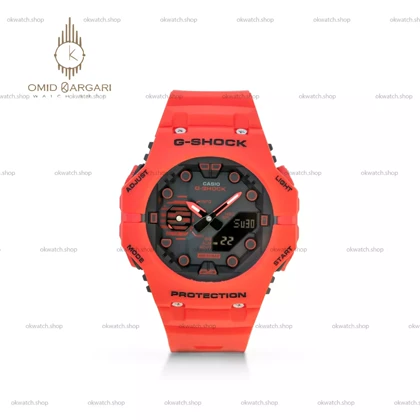 ساعت مچی کاسیو جی-شاک بند قرمز Casio G-Shock GA-B001-4AER