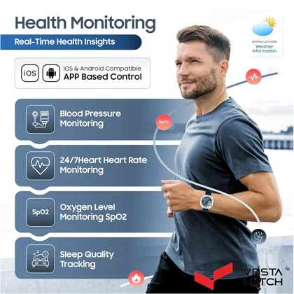 ساعت مچی هوشمند سوئیس میلیتاری SWISS MILITARY مدل SM-WCH-DOM7-SILF-BLUS