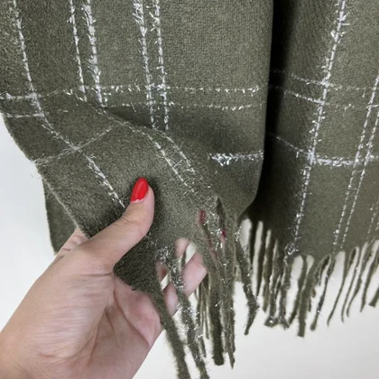 شال پاییزه موهر لمه چهارخانه 20530