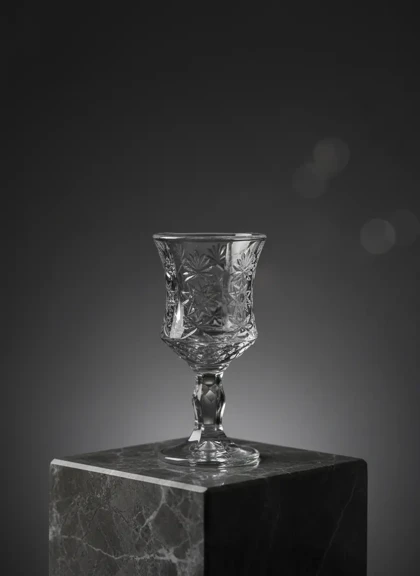 شات پایه دار طرح گل/19
