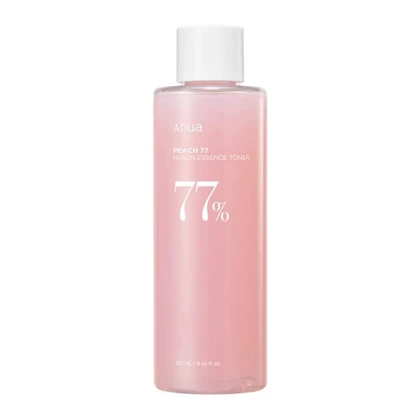 تونر مرطوب کننده و روشن کننده هلو نیاسینامید آنوا (anua peach 77 niacin essence toner )