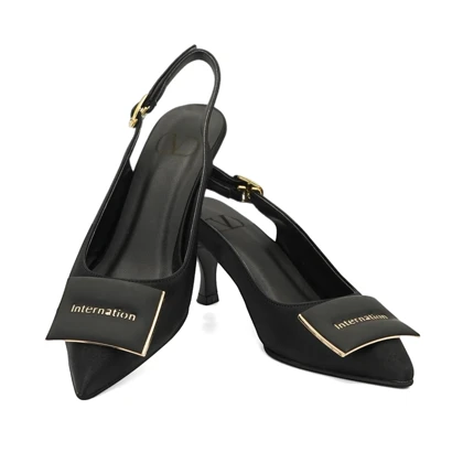 کفش مجلسی زنانه پاشنه‌دار 5 سانت مدل 400920 _ sandal valentino