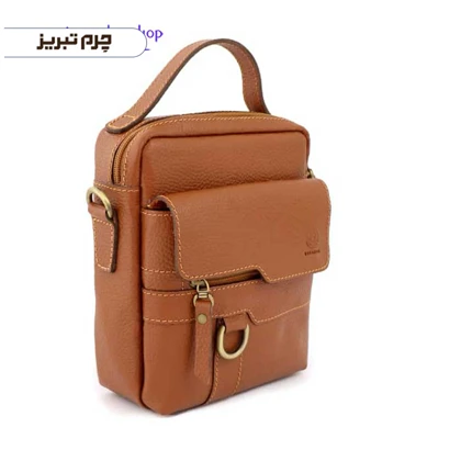 کیف دوشی چرم مدل جیب HJ30