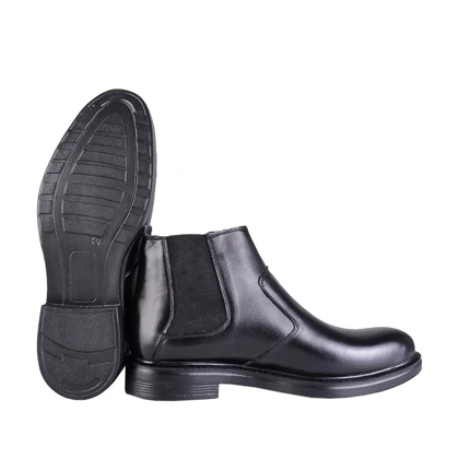 بوت چرم مردانه مدل دور کش