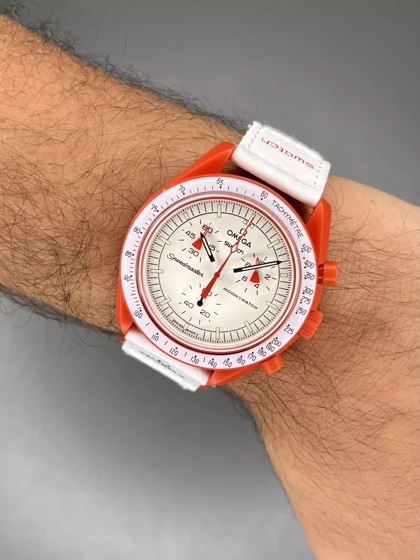 ساعت مچی امگا سواچ ماموریت به مریخ Omega x Swatch Mision to the mars